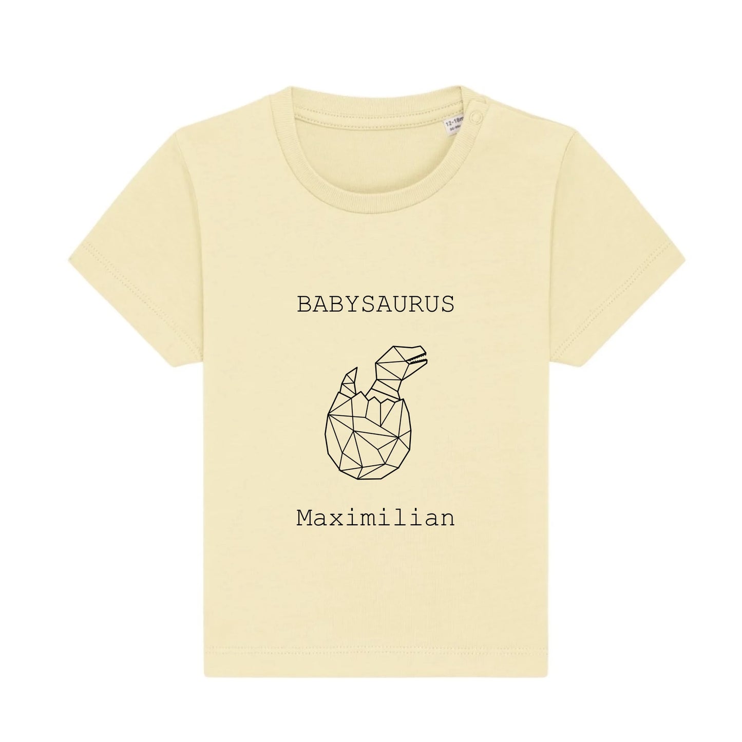 Babysaurus - Bio Baby Shirt *personalisierbar (mit Namen)*