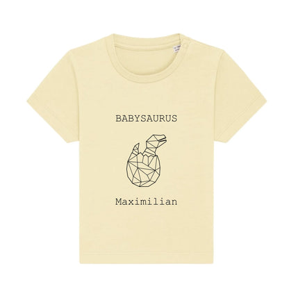 Babysaurus - Bio Baby Shirt *personalisierbar (mit Namen)*