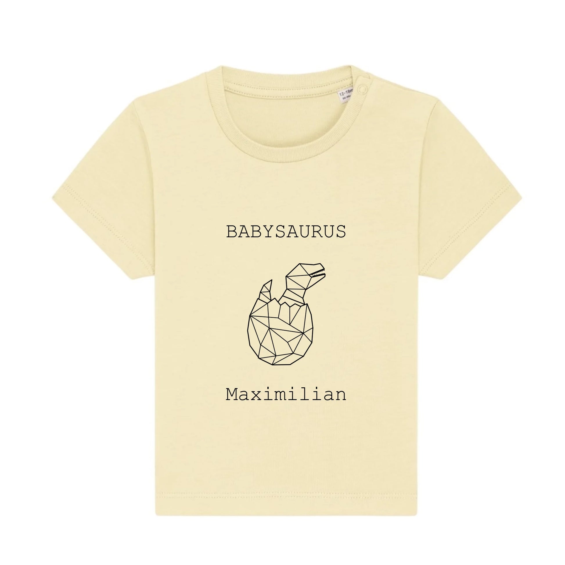 Babysaurus - Bio Baby Shirt *personalisierbar (mit Namen)*