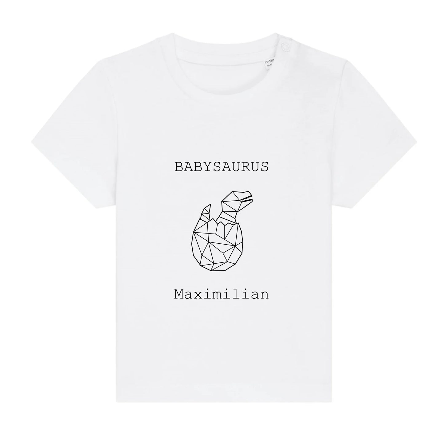 Babysaurus - Bio Baby Shirt *personalisierbar (mit Namen)*