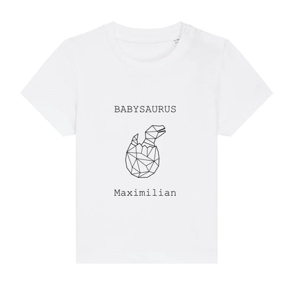 Babysaurus - Bio Baby Shirt *personalisierbar (mit Namen)*