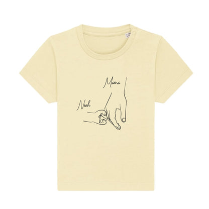 Hold my hand Mom - Bio Baby Shirt *personalisierbar*