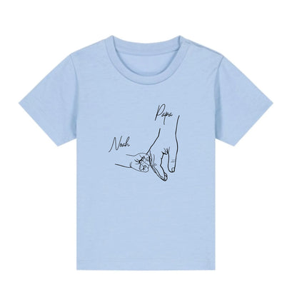 Hold my hand Dad - Bio Baby Shirt *personalisierbar*