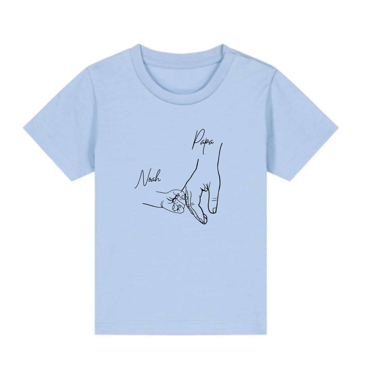 Hold my hand Dad - Bio Baby Shirt *personalisierbar*