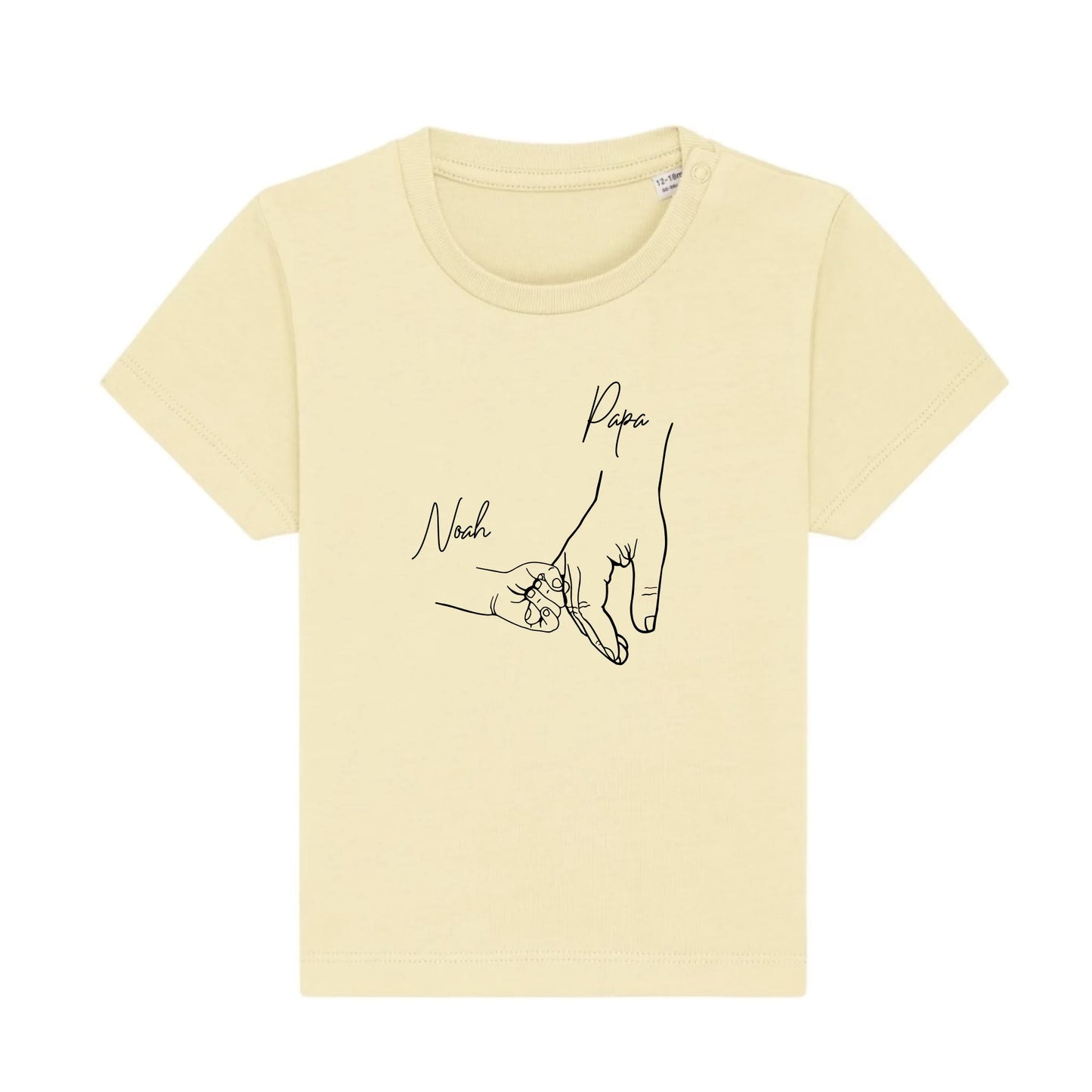 Hold my hand Dad - Bio Baby Shirt *personalisierbar*