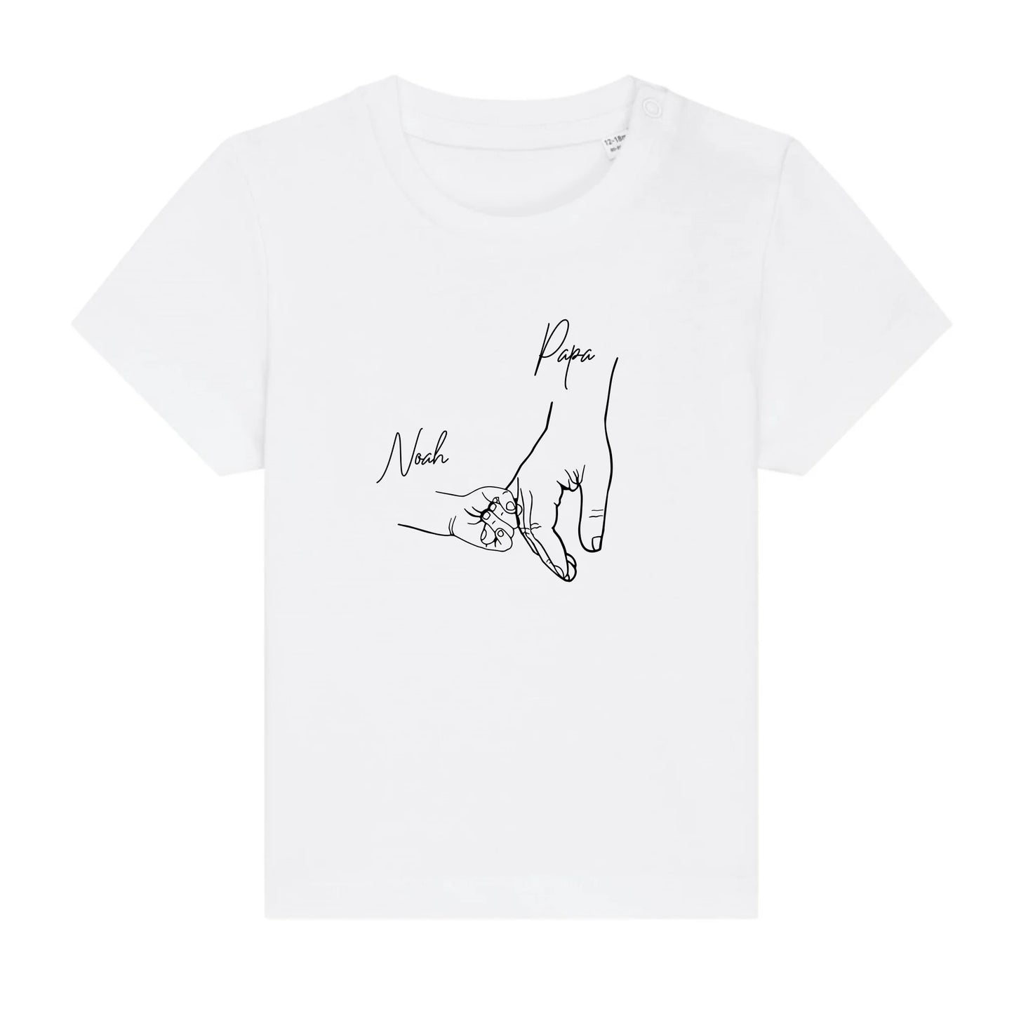 Hold my hand Dad - Bio Baby Shirt *personalisierbar*