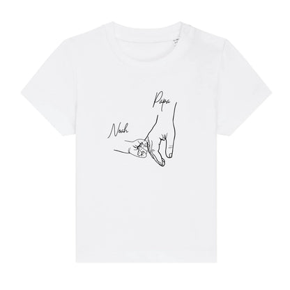 Hold my hand Dad - Bio Baby Shirt *personalisierbar*