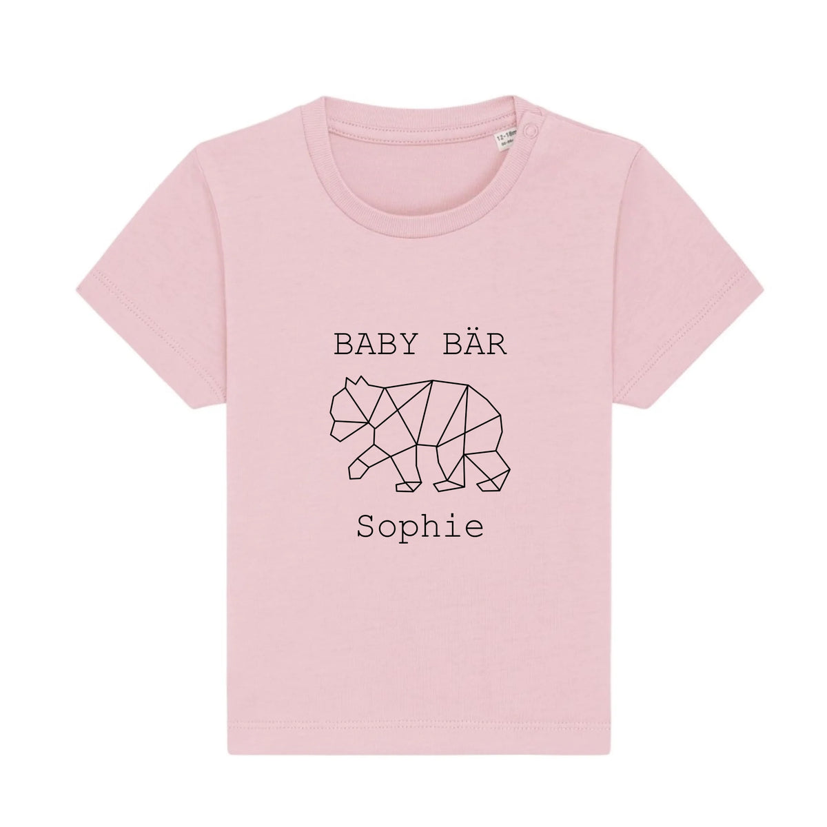 Baby Bär - Bio Baby Shirt *personalisierbar (mit Namen)* Baby Creator T-Shirt ST ST NEU Cotton-Pink