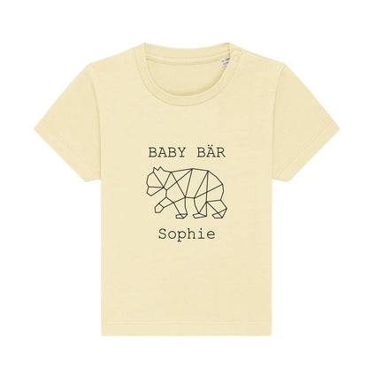 Baby Bär - Bio Baby Shirt *personalisierbar (mit Namen)*
