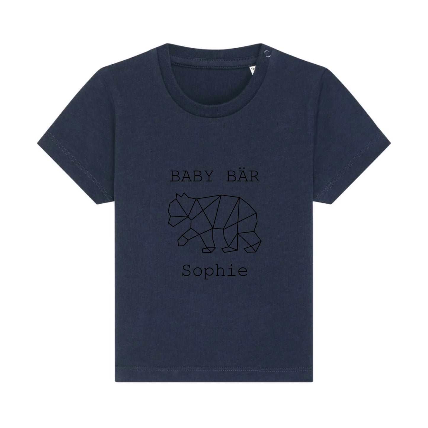 Baby Bär - Bio Baby Shirt *personalisierbar (mit Namen)* Baby Creator T-Shirt ST ST NEU French-Navy