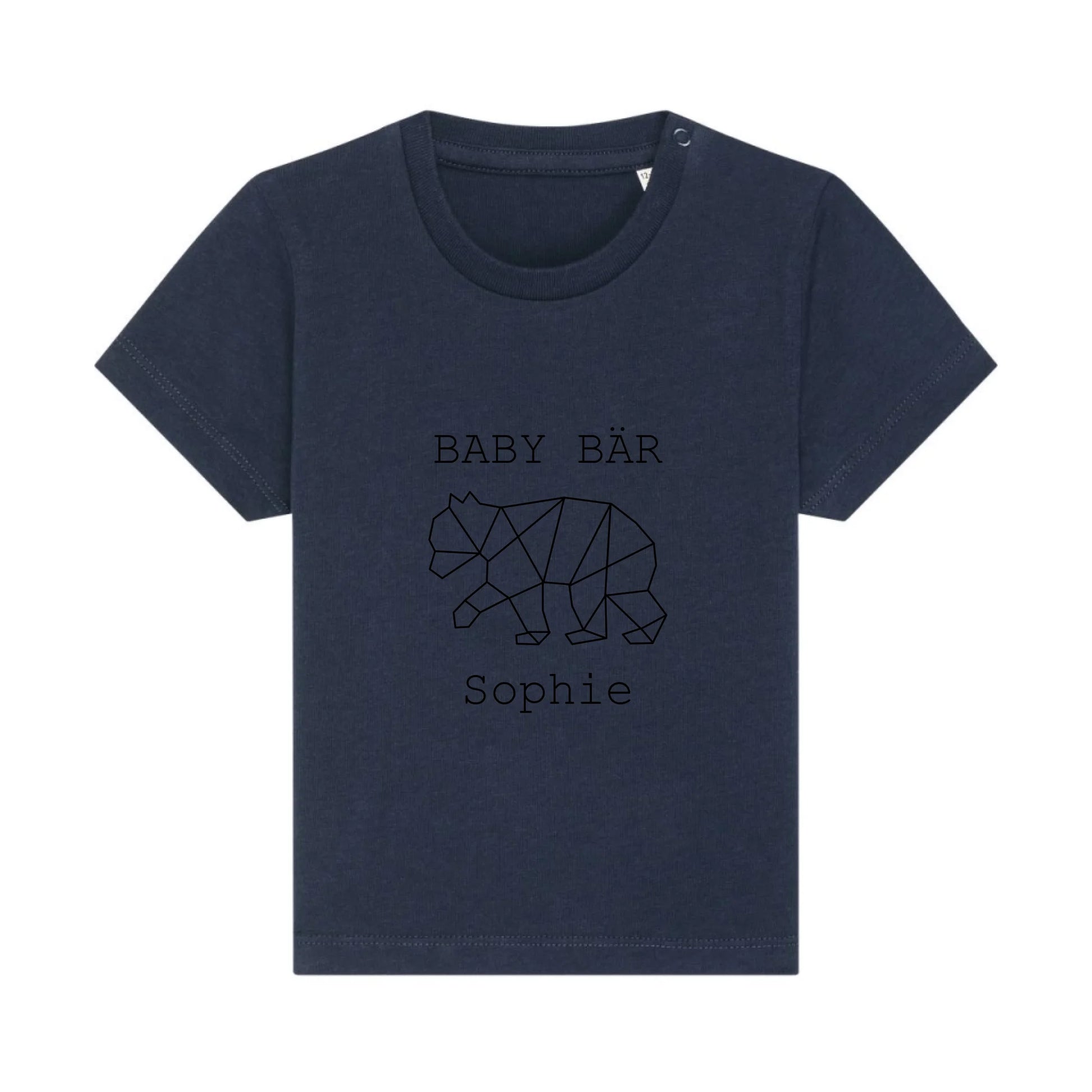 Baby Bär - Bio Baby Shirt *personalisierbar (mit Namen)* Baby Creator T-Shirt ST ST NEU French-Navy