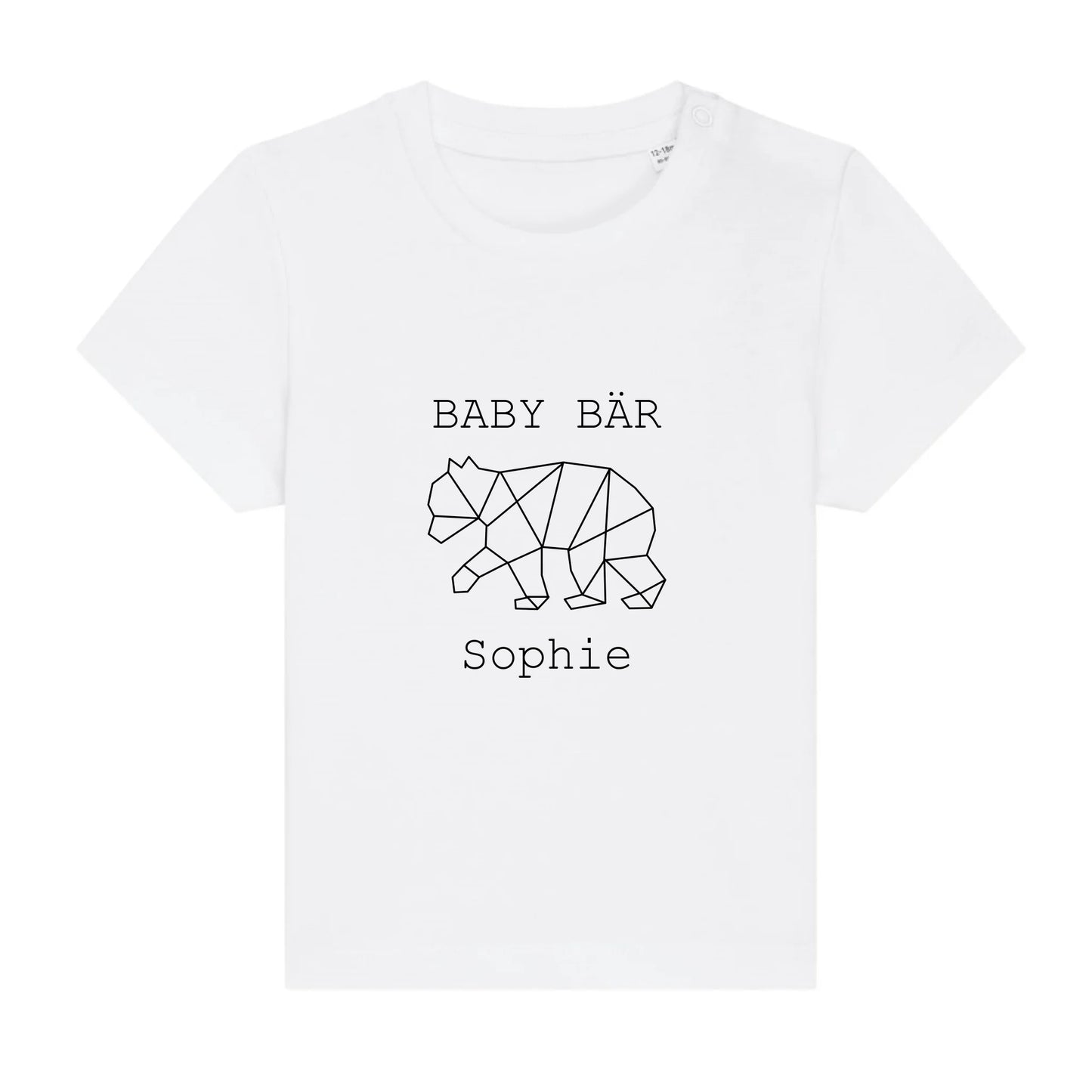 Baby Bär - Bio Baby Shirt *personalisierbar (mit Namen)*