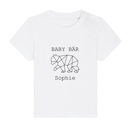 Baby Bär - Bio Baby Shirt *personalisierbar (mit Namen)*