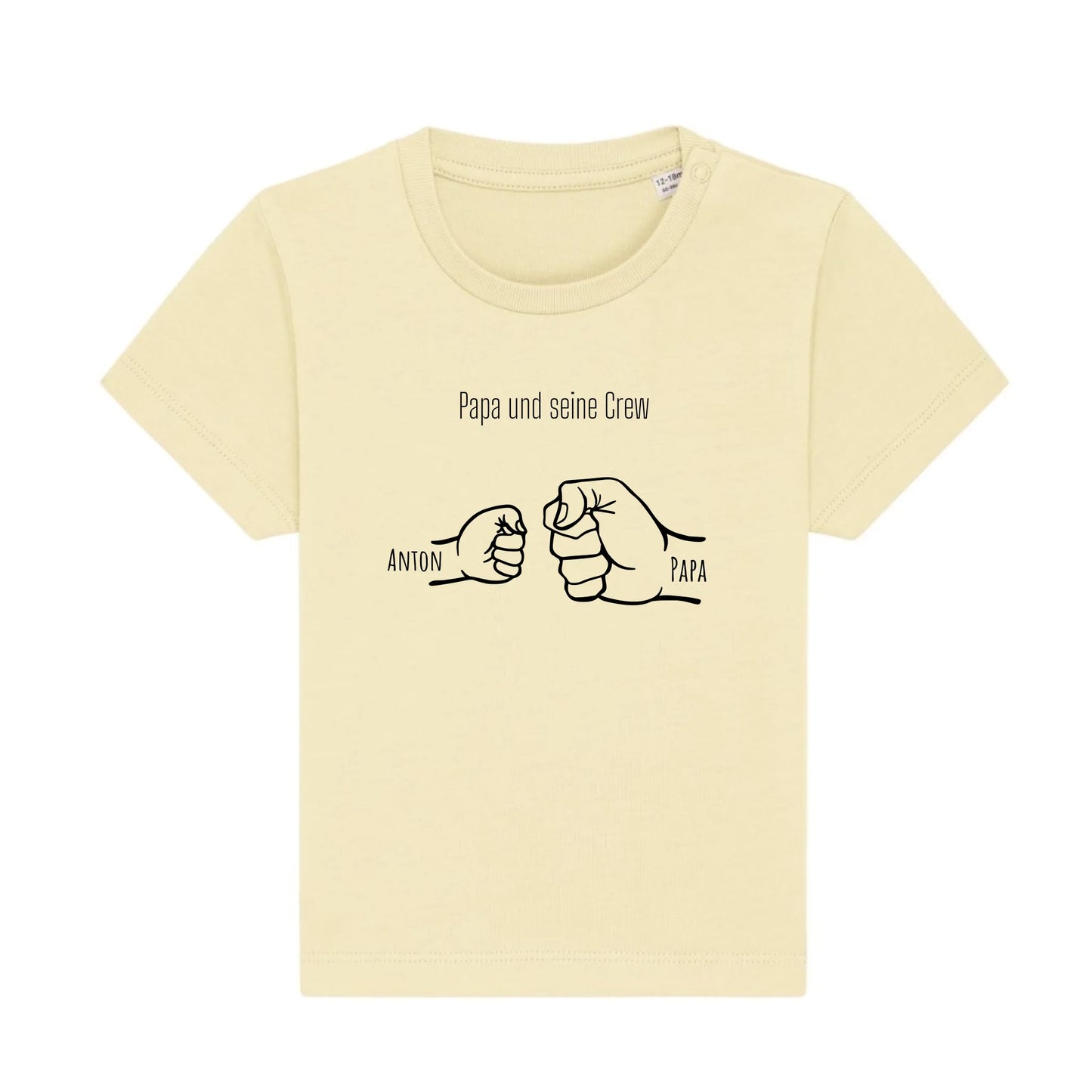 Papa und seine Crew - Bio Baby Shirt *personalisierbar*