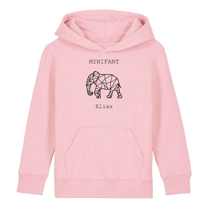 Minifant - Bio Kinder Hoodie *personalisierbar* Mini Cruiser Hoodie 2.0 ST ST Cotton-Pink