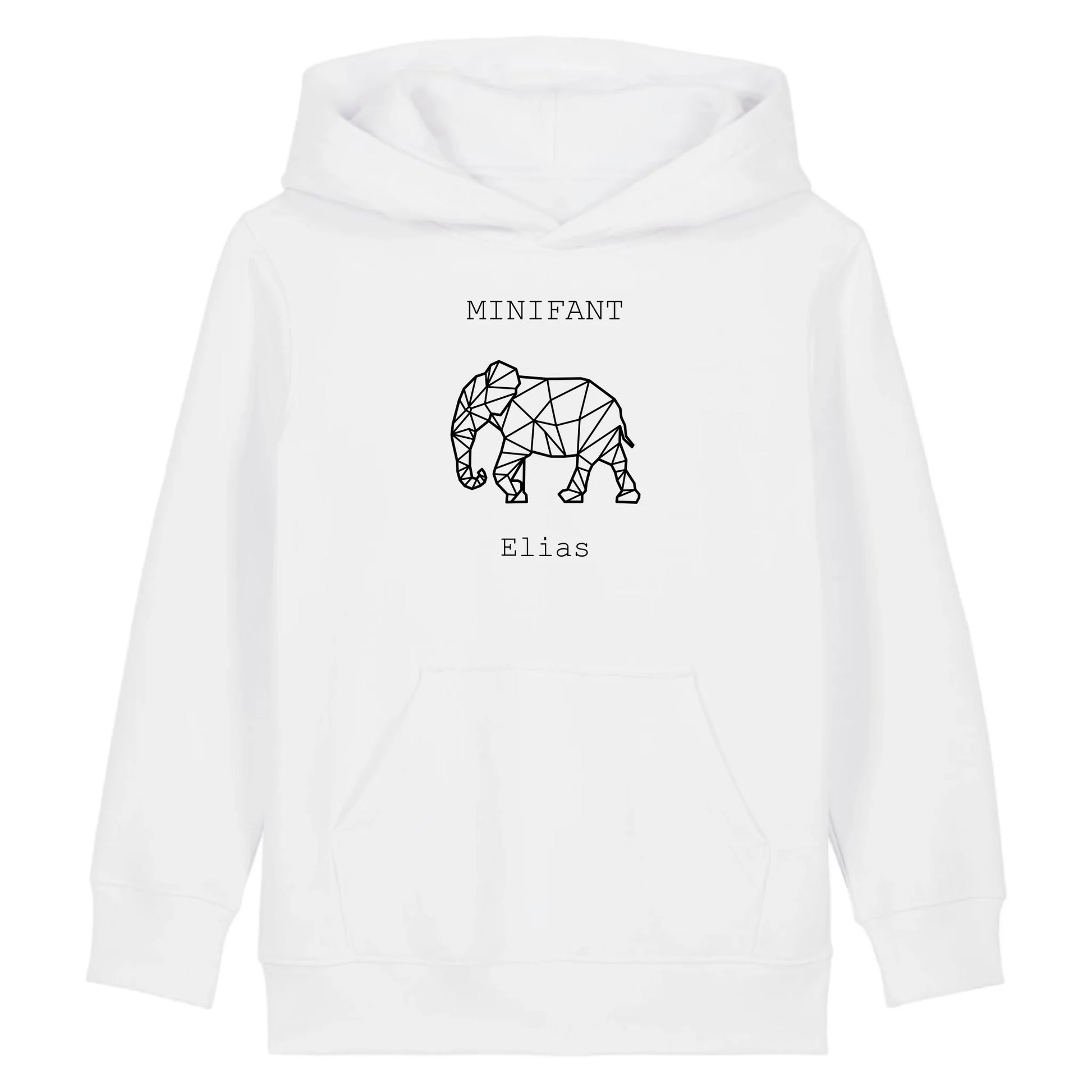 Minifant - Bio Kinder Hoodie *personalisierbar* Mini Cruiser Hoodie 2.0 ST ST White
