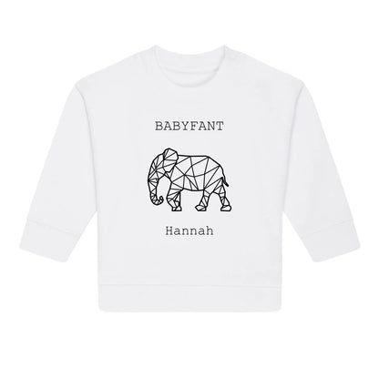 Babyfant - Bio Baby Sweatshirt *personalisierbar*