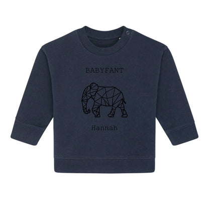 Babyfant - Bio Baby Sweatshirt *personalisierbar*
