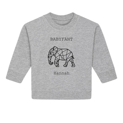 Babyfant - Bio Baby Sweatshirt *personalisierbar*