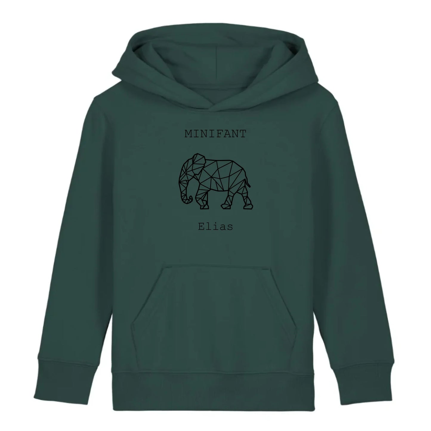 Minifant - Bio Kinder Hoodie *personalisierbar* Mini Cruiser Hoodie 2.0 ST ST Glazed-Green