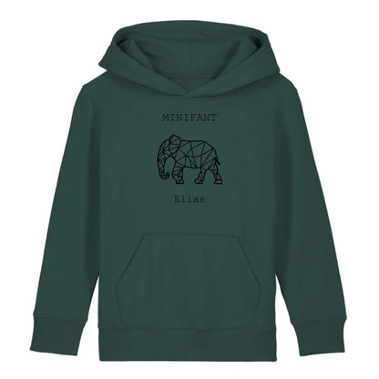 Minifant - Bio Kinder Hoodie *personalisierbar* Mini Cruiser Hoodie 2.0 ST ST Glazed-Green