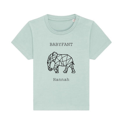 Babyfant - Bio Baby Shirt *personalisierbar* Baby Creator T-Shirt ST ST NEU Caribbean-Blue