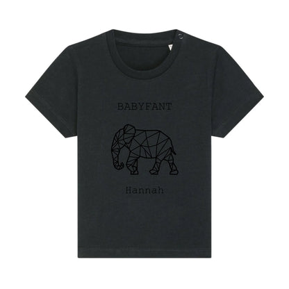 Babyfant - Bio Baby Shirt *personalisierbar* Baby Creator T-Shirt ST ST NEU Black