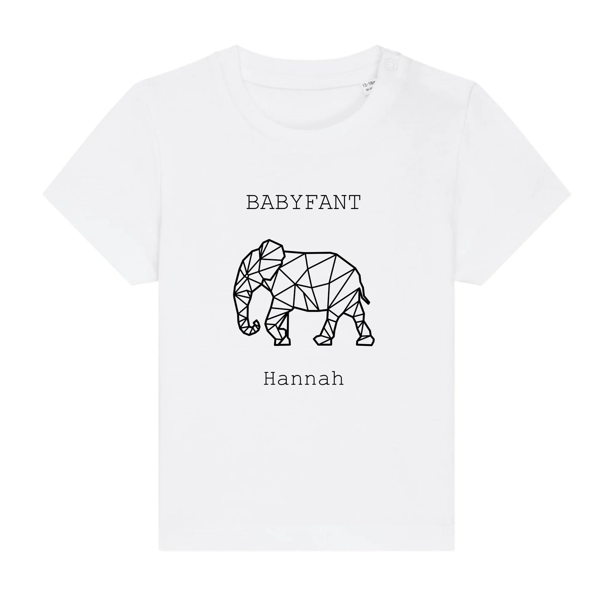 Babyfant - Bio Baby Shirt *personalisierbar* Baby Creator T-Shirt ST ST NEU White