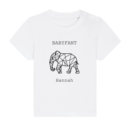 Babyfant - Bio Baby Shirt *personalisierbar* Baby Creator T-Shirt ST ST NEU White