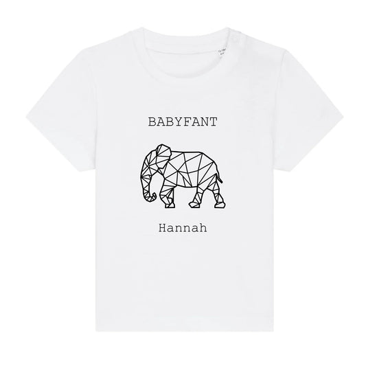 Babyfant - Bio Baby Shirt *personalisierbar* Baby Creator T-Shirt ST ST NEU White