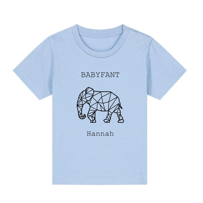 Babyfant - Bio Baby Shirt *personalisierbar* Baby Creator T-Shirt ST ST NEU Blue-Soul