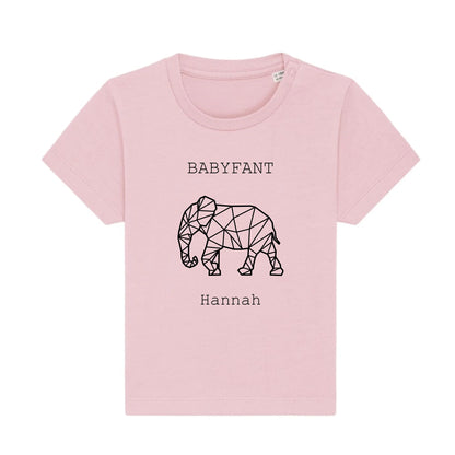 Babyfant - Bio Baby Shirt *personalisierbar* Baby Creator T-Shirt ST ST NEU Cotton-Pink