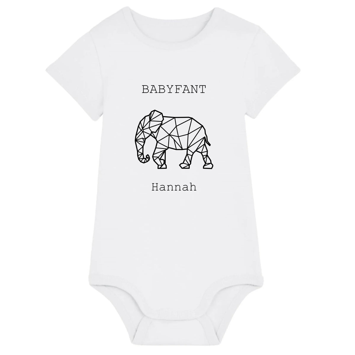 Babyfant - Bio Baby Body *personalisierbar* Baby Body ST ST White