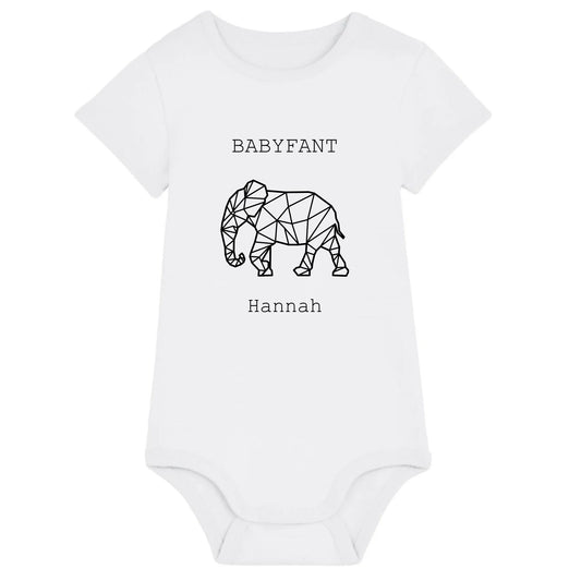 Babyfant - Bio Baby Body *personalisierbar* Baby Body ST ST White