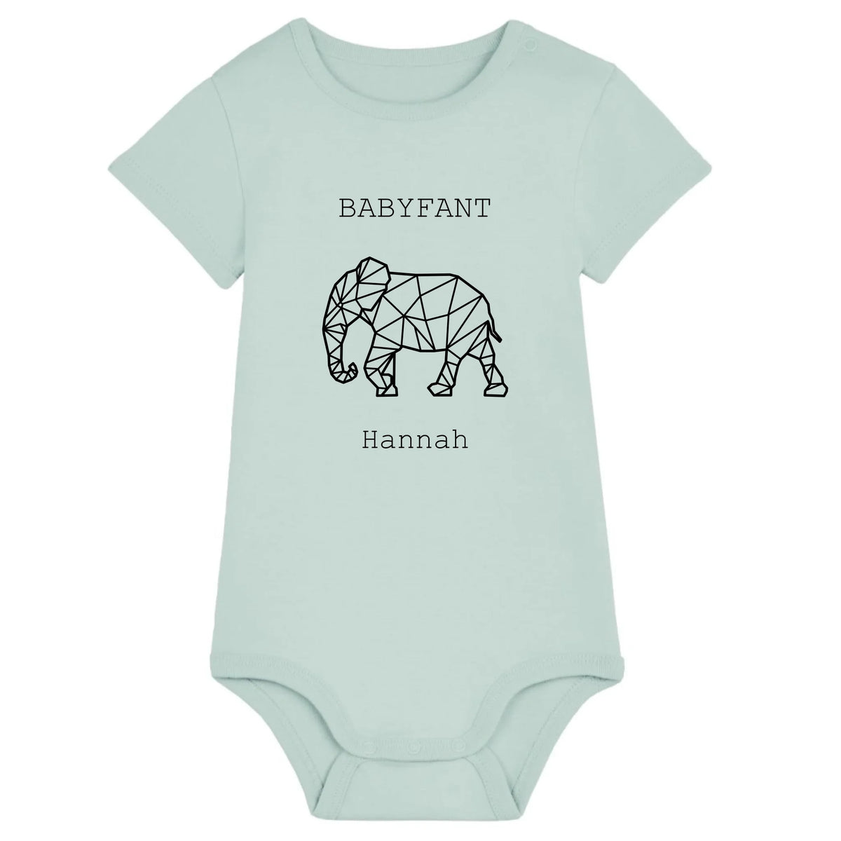 Babyfant - Bio Baby Body *personalisierbar* Baby Body ST ST Caribbean-Blue