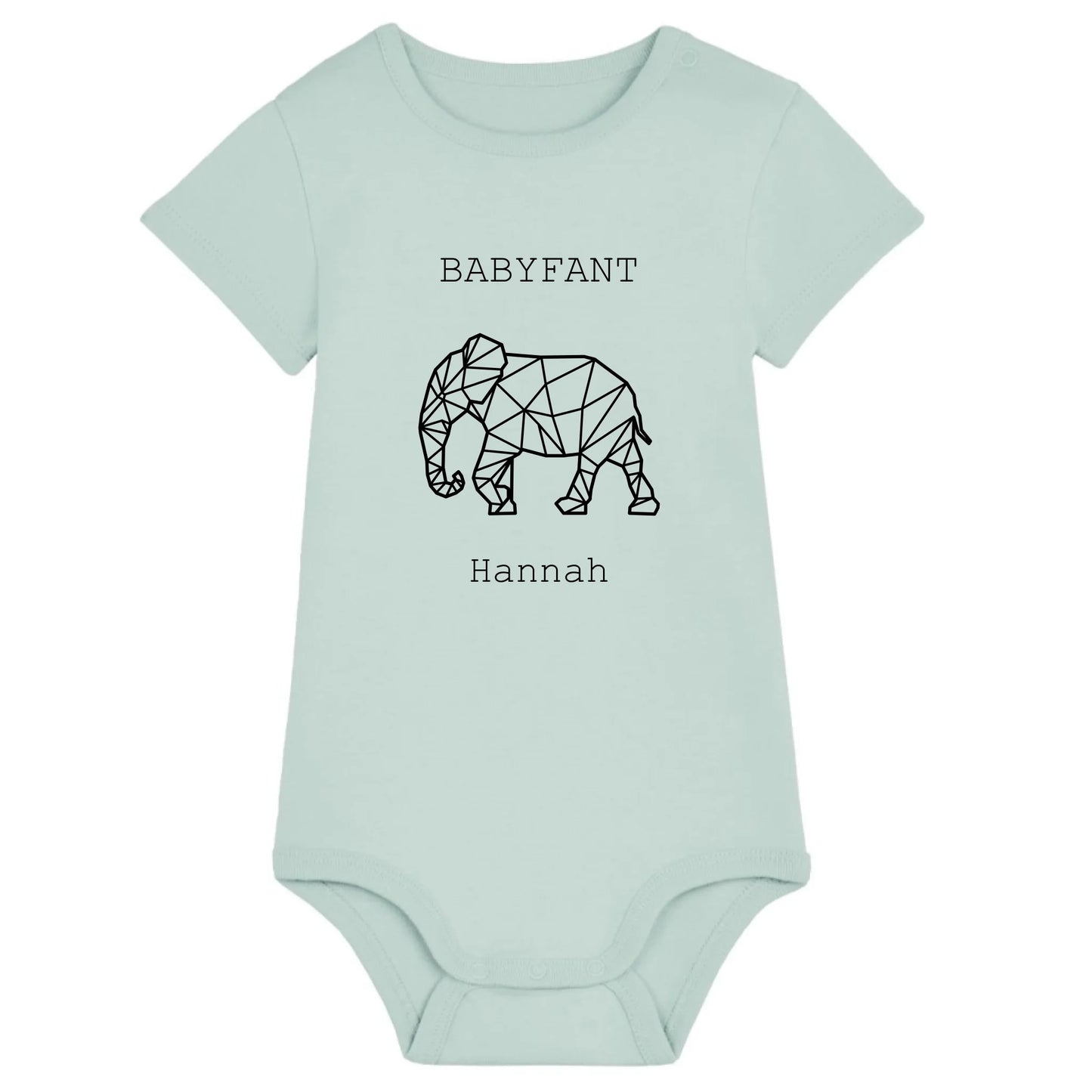 Babyfant - Bio Baby Body *personalisierbar* Baby Body ST ST Caribbean-Blue