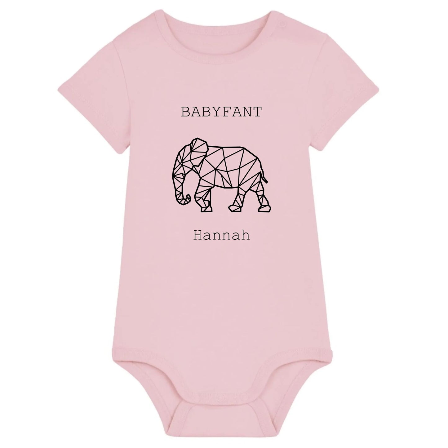 Babyfant - Bio Baby Body *personalisierbar* Baby Body ST ST Cotton-Pink