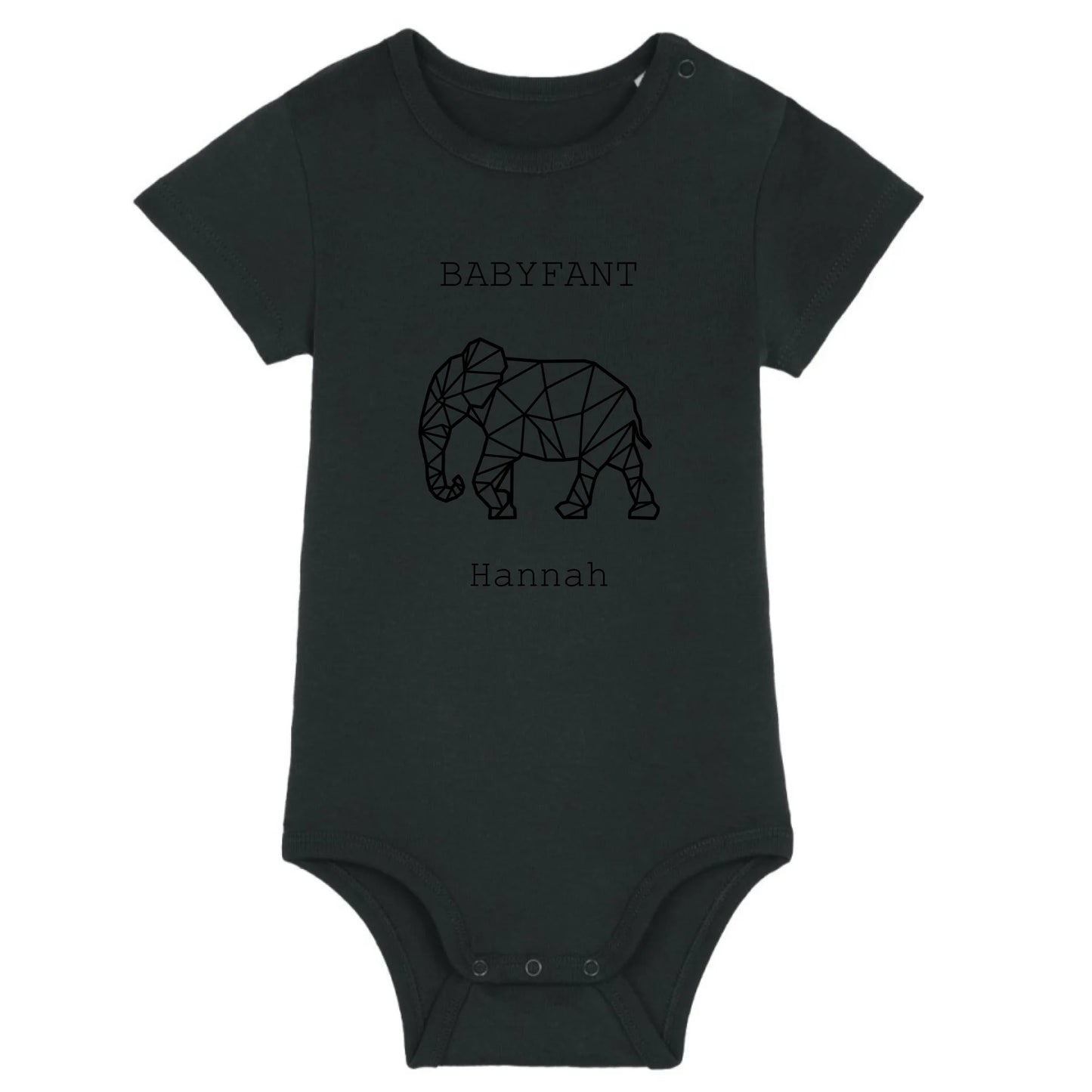 Babyfant - Bio Baby Body *personalisierbar* Baby Body ST ST Black