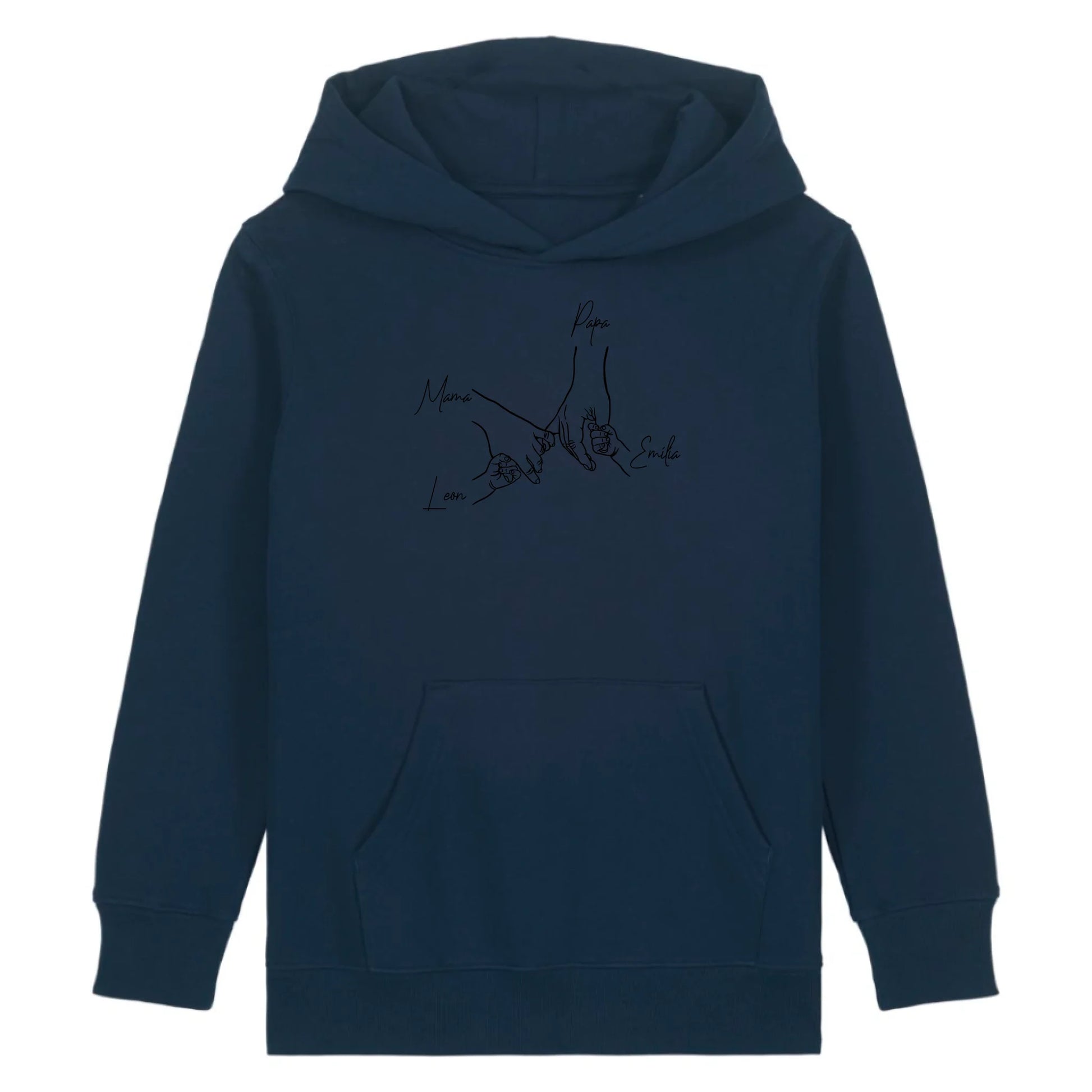 Family Hands - Bio Kinder Hoodie *personalisierbar* Mini Cruiser Hoodie 2.0 ST ST French-Navy