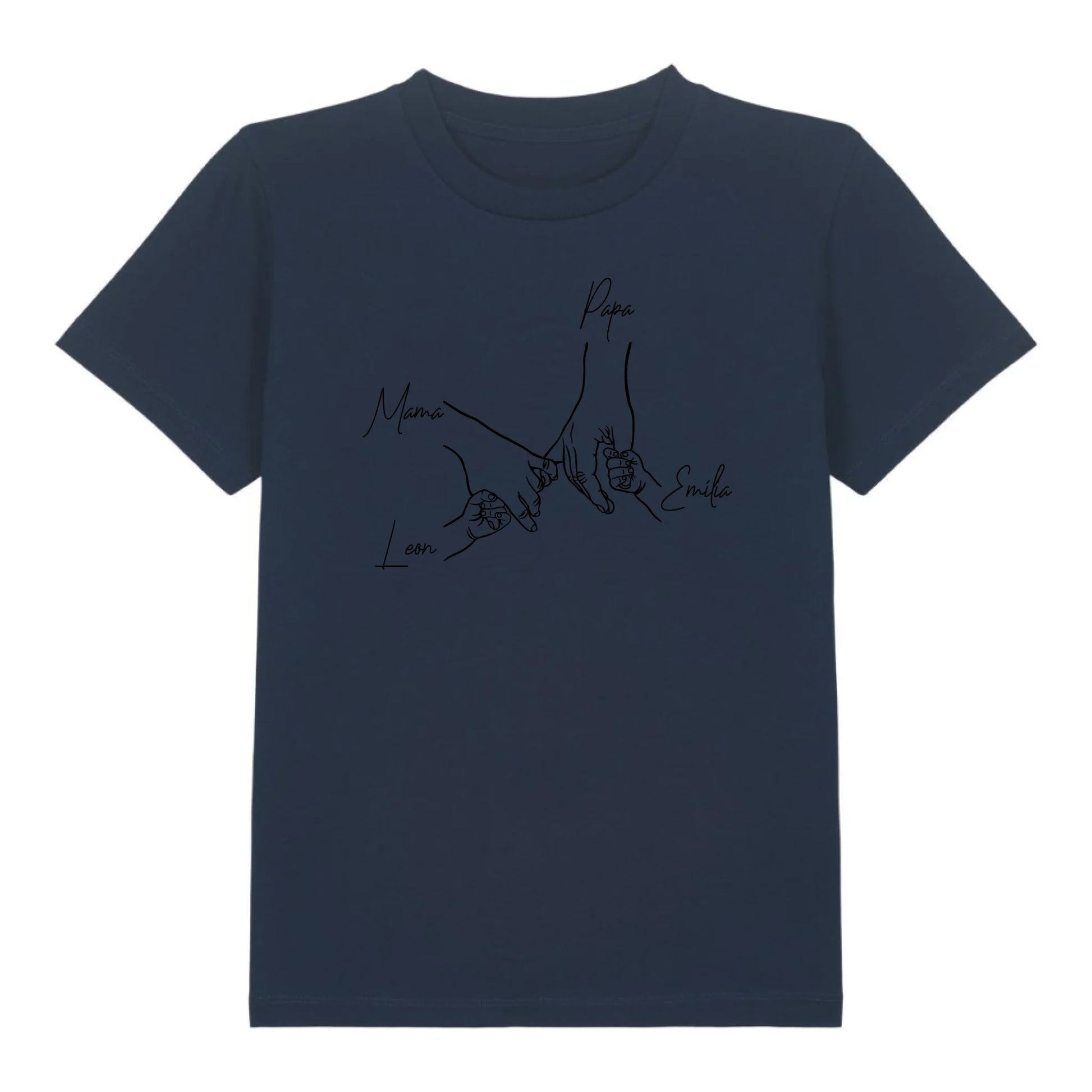 Family Hands - Bio Kinder Shirt *personalisierbar* Mini Creator Shirt 2.0 ST ST French-Navy