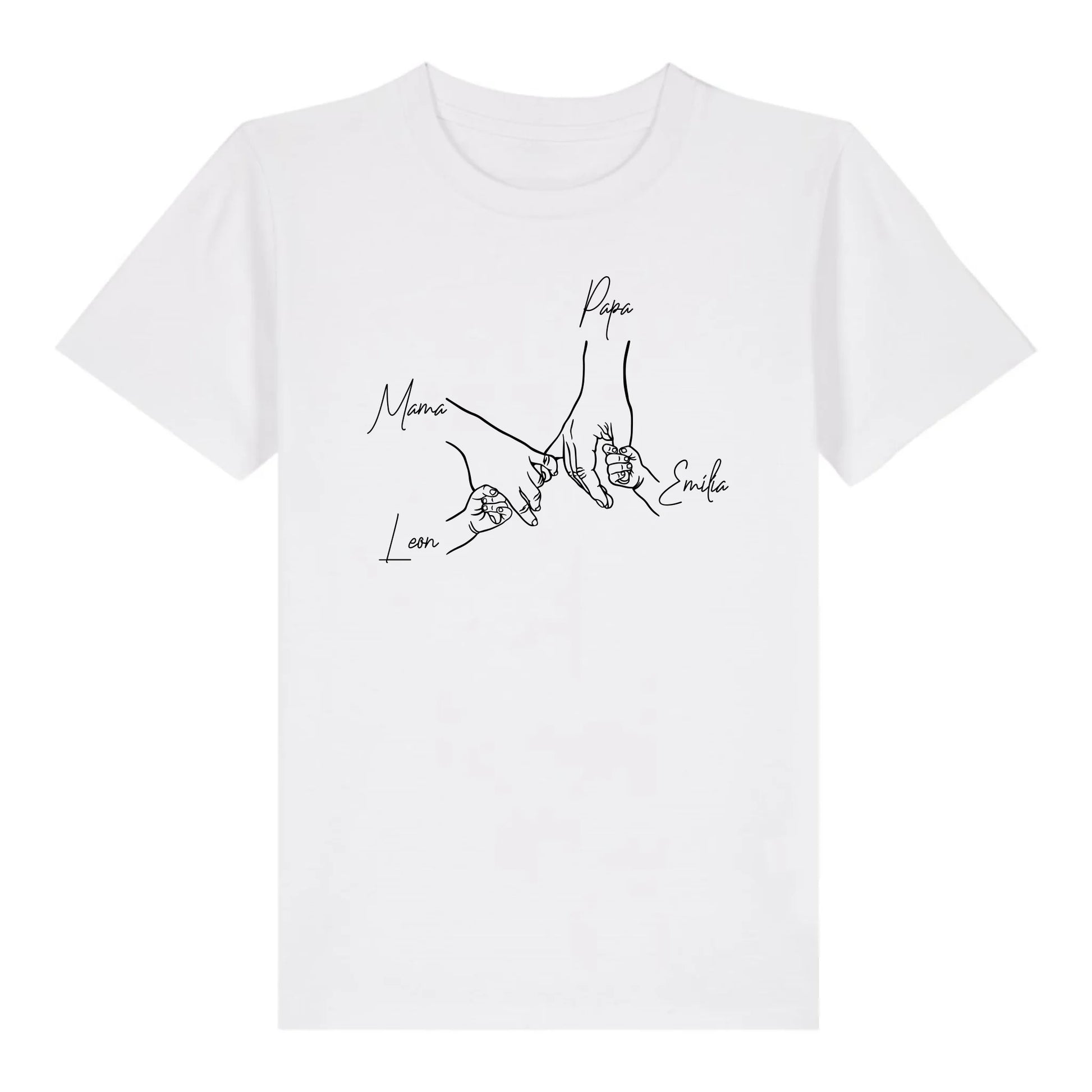 Family Hands - Bio Kinder Shirt *personalisierbar* Mini Creator Shirt 2.0 ST ST White