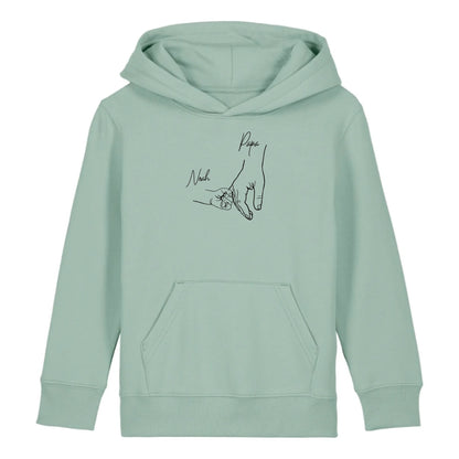 Hold my hand Dad - Bio Kinder Hoodie *personalisierbar*
