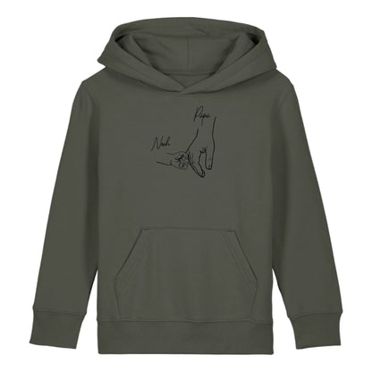 Hold my hand Dad - Bio Kinder Hoodie *personalisierbar* Mini Cruiser Hoodie 2.0 ST ST Khaki