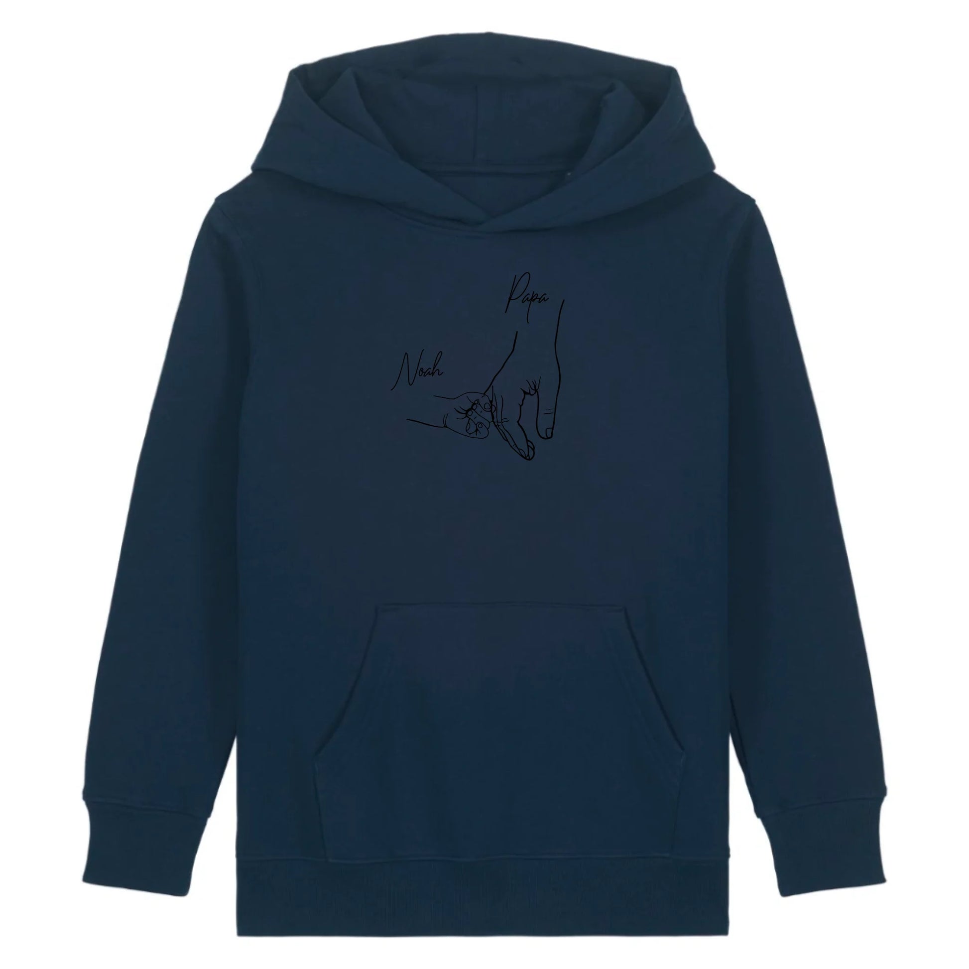 Hold my hand Dad - Bio Kinder Hoodie *personalisierbar* Mini Cruiser Hoodie 2.0 ST ST French-Navy