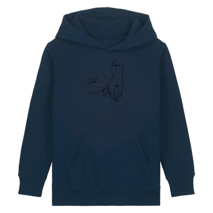 Hold my hand Dad - Bio Kinder Hoodie *personalisierbar* Mini Cruiser Hoodie 2.0 ST ST French-Navy