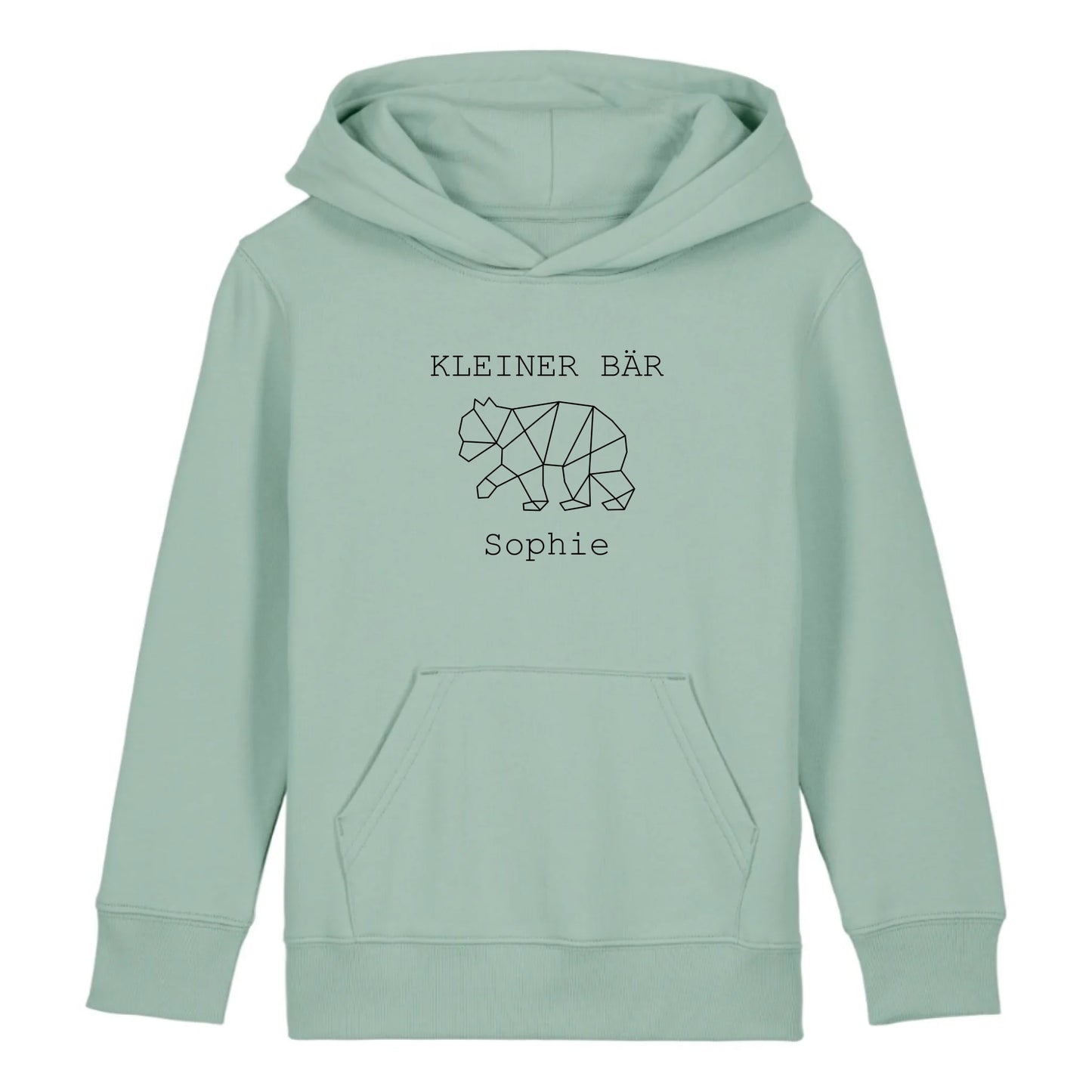 Kleiner Bär - Bio Kinder Hoodie *personalisierbar (mit Namen)*