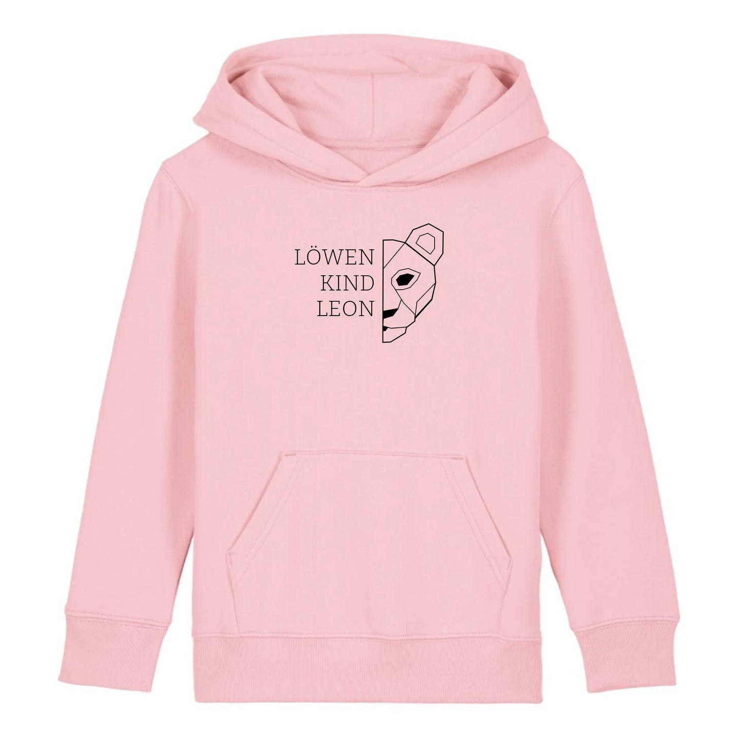 Löwen Kind - Bio Kinder Hoodie *personalisierbar (mit Namen)*