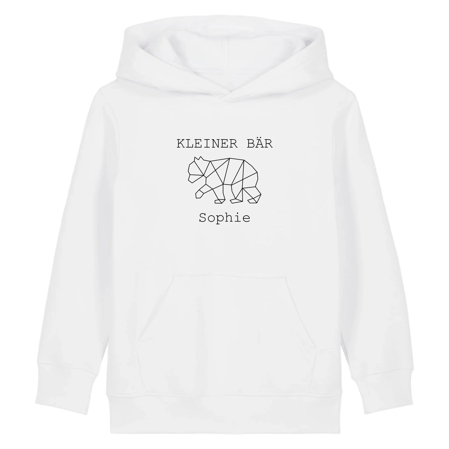 Kleiner Bär - Bio Kinder Hoodie *personalisierbar (mit Namen)*