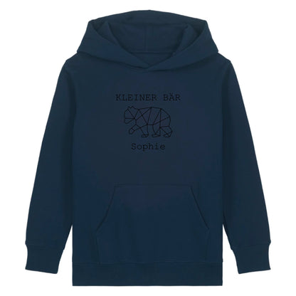 Kleiner Bär - Bio Kinder Hoodie *personalisierbar (mit Namen)*