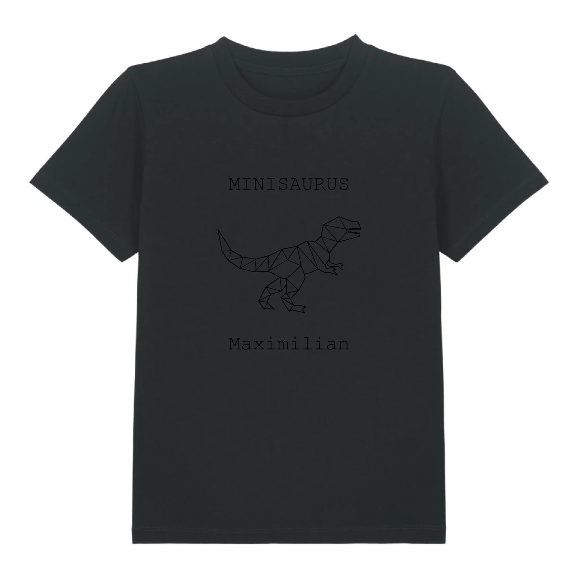 Minisaurus - Bio Kinder Shirt *personalisierbar (mit Namen)* Mini Creator Shirt 2.0 ST ST Black